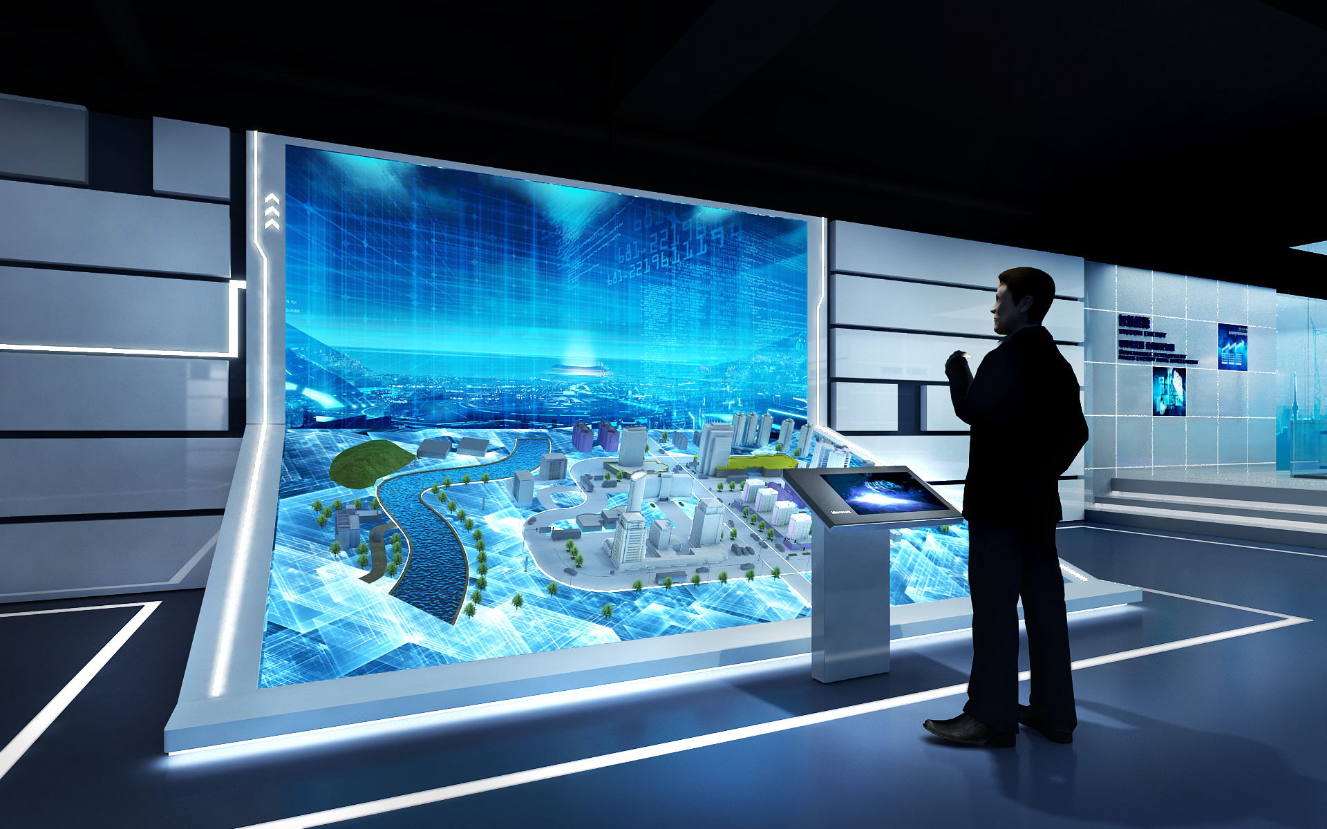 山東臨沂數字沙盤投影系統 數字內容制作服務的創新與應用